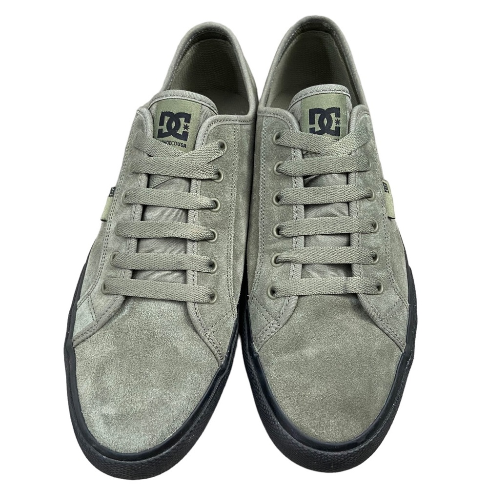 DC Men’s Manual Le Skate Shoe Black/Olive Size 11